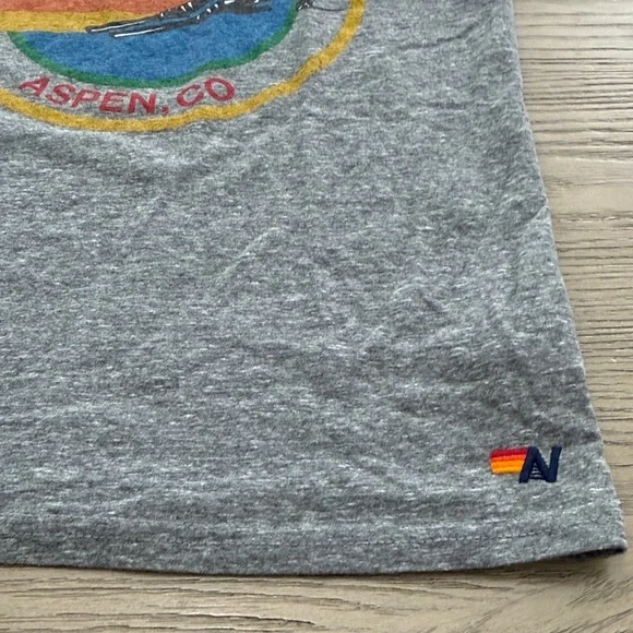 KID'S (sz14) AVIATOR NATION ASPEN TEE - HEATHER GREY - Picture 5 of 7